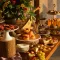 Elegant weekend brunch catering spread with gourmet dishes and mimosas in New Jersey